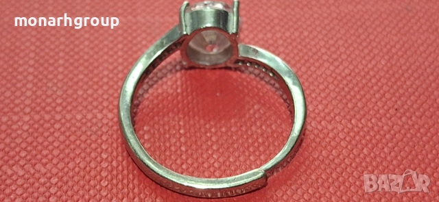 Сребърен пръстен, снимка 7 - Пръстени - 52656593