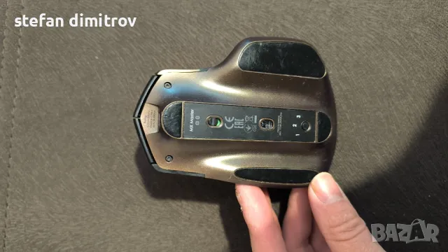 Logitech MX Master 2S 910-005131, оптична 4000 dpi, безжична, Bluetooth, USB, Li-Po 500 mAh, сива, снимка 12 - Клавиатури и мишки - 48917578