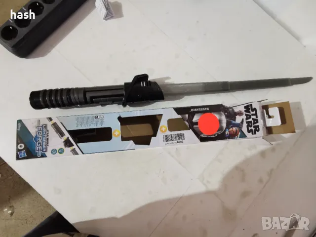 Син светлинен меч Star Wars Hasbro Customizable Lightsaber 2021, снимка 1