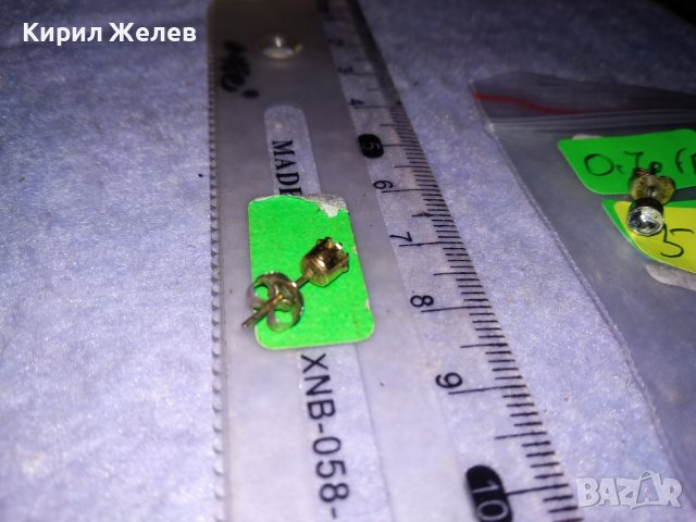 Две СТАРИ ВЕТРО ВИНТИДЖ ПОСРЕБРЕНИ ОБЕЧКИ от БЛАГОРОДНА СТОМАНА с ФАСЕТИРАНИ КРИСТАЛЧЕТА 15137, снимка 4 - Обеци - 39633699