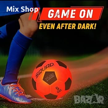 Нова Squad светеща в тъмното топка, снимка 2 - Футбол - 54154746