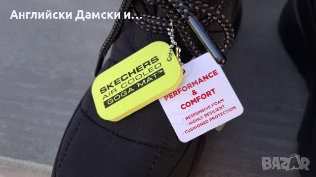 Английски дамски оригинални апрески Skechers, снимка 2 - Дамски апрески - 48472566