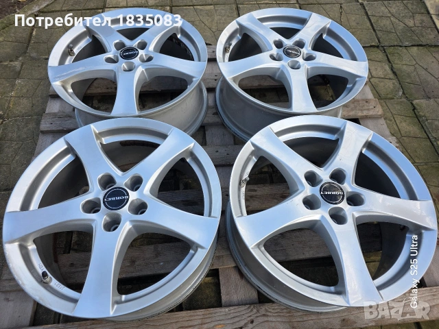 Лети джанти 17ки 5х114.3 Borbet, снимка 3 - Гуми и джанти - 53043950