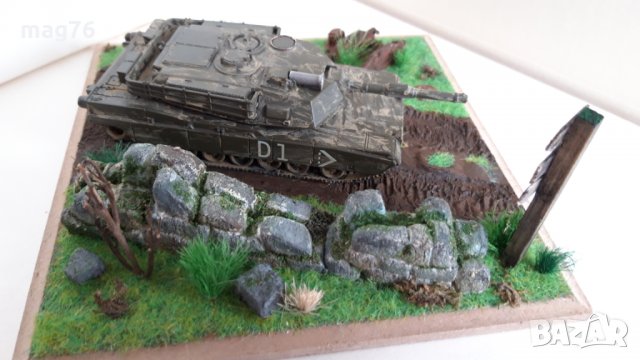 Диорама - Military diorama muddy road & tank D1 Scale 1/34-1/39, снимка 5 - Колекции - 31505972