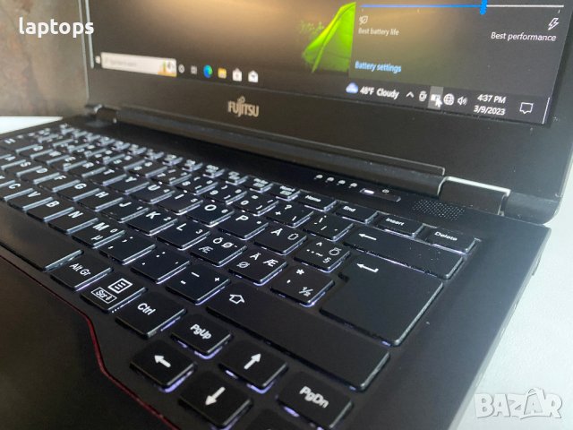 Лаптоп FUJITSU LIFEBOOK U747 I5-6300U/8GB/256GB SSD/14 FHD/DP/Web-Камера/Win10 PRO , снимка 7 - Лаптопи за работа - 40077750