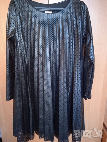 Кожена рокля, снимка 2 - Рокли - 40848612