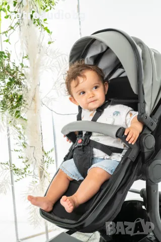 Бебешка количка Bubu 2в1 в 3 цвята, снимка 6 - Детски колички - 49556038