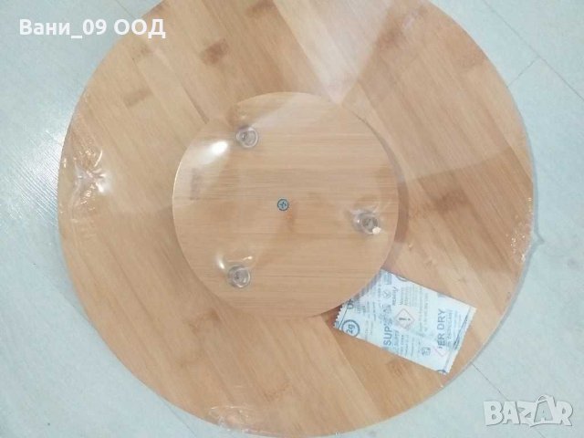 За празнична трапеза! Въртящо се дървено плато!, снимка 5 - Аксесоари за кухня - 31092271
