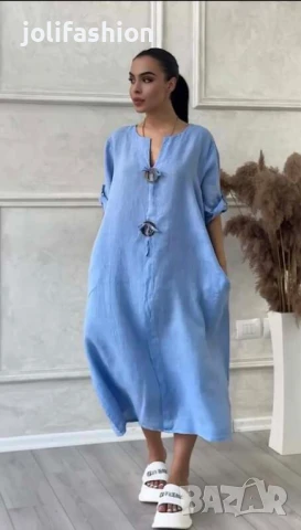 Памучни летни рокли, снимка 16 - Рокли - 36831991