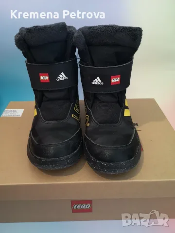 Детски зимни ботуши / апрески Adidas x LEGO Winterplay (Номер 32), снимка 4 - Детски боти и ботуши - 56231514