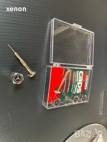 Mercedes капачки за винтили със заключване, стоманени, хромирани. Идеална защита срещу кражба!, снимка 5 - Аксесоари и консумативи - 33911013