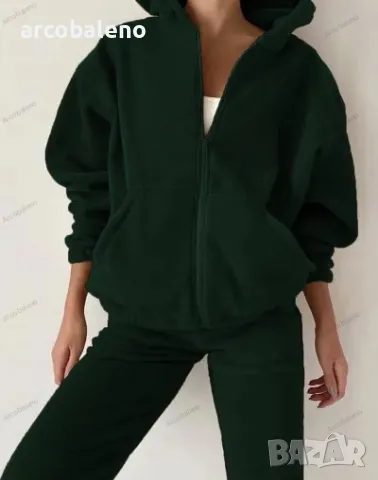 Дамски моден спортен комплект от две части за свободното време, 5цвята , снимка 12 - Комплекти - 47261072