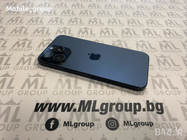 #MLgroup предлага iPhone 15 Pro Max 512GB Blue Titanium, втора употреба