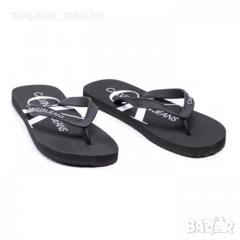 ДЖАПАНКИ - CALVIN KLEIN Monogram Beach Sandal; размери: 41