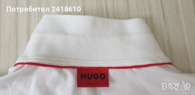 Hugo Boss HUGO Donos 222  Pique Cotton Regular Fit Mens Size L ОРИГИНАЛНА Тениска!, снимка 16 - Тениски - 51373578
