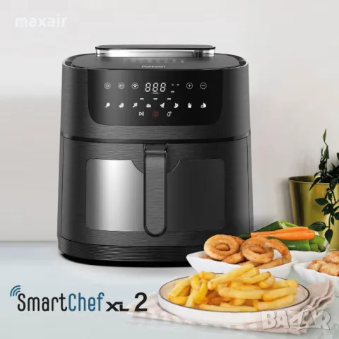 Фритюрник Airfryer Rohnson R-2858 SmartChef XL 2 Wi-Fi * Безплатна доставка * Гаранция 2 години , снимка 11 - Фритюрници - 47299149