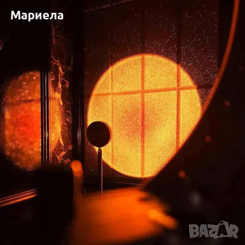 Прожекционна лампа Mydethun Sunset - Ротация на 180°/Романтична светлина за декорация на дома, снимка 10 - Други - 48122832