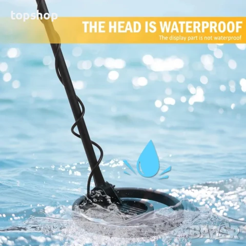 Професионален металотърсач / металдетектор с прецизна функция и режим на диска, макс. 1м. дълбочина, снимка 8 - Друга електроника - 50555712