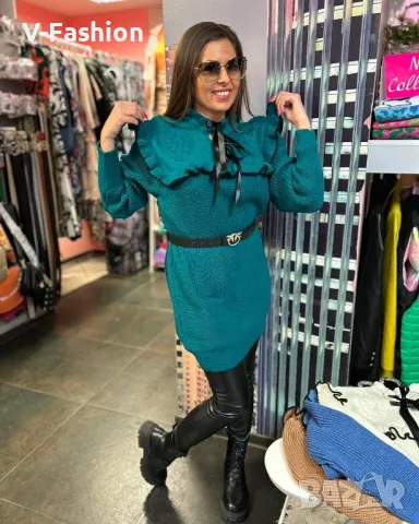 Рокля Плетиво , снимка 2 - Рокли - 48186385