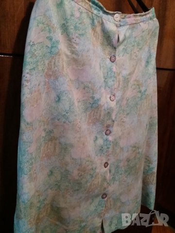 Дамска лятна пола с копчета отпред, снимка 2 - Поли - 29370727