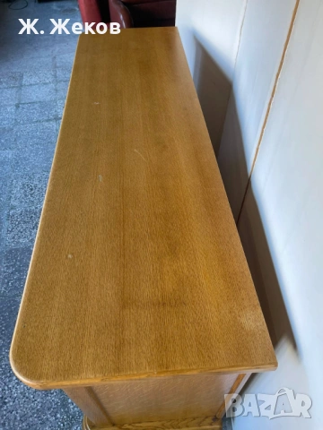 Масивен дъбов шкаф / скрин, снимка 3 - Скринове - 54082358