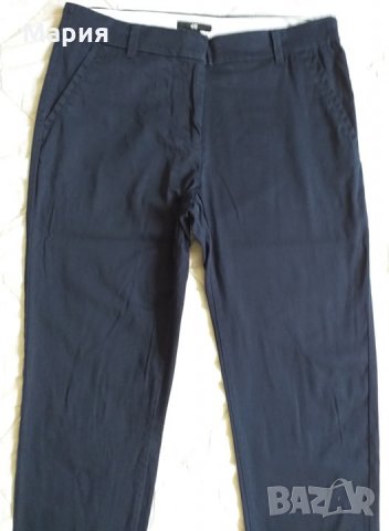 H&M дамски панталон /тъмно син/, снимка 3 - Панталони - 29143260