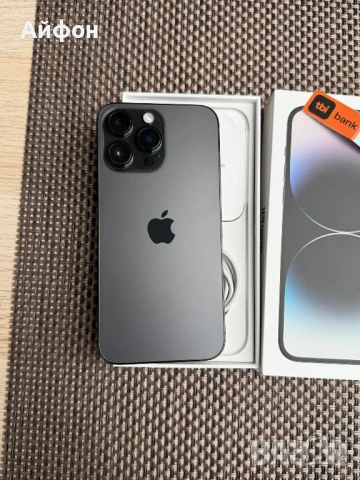 100% БАТЕРИЯ! 512Gb*ЛИЗИНГ*/ iPhone 14 Pro Max Space Black, снимка 3 - Apple iPhone - 54077981