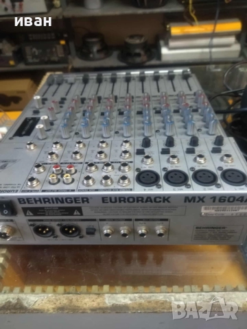 смесител behringer eurorack mx1604a, снимка 3 - Ресийвъри, усилватели, смесителни пултове - 52159717