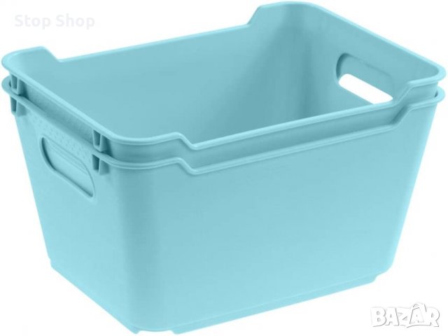Keeper 1,8 литрова кутия за съхранение Lotta - светло синьо , снимка 2 - Кутии за съхранение - 36870799