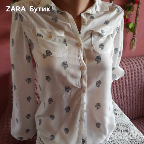 ZARA Бяла Риза/ръст 152 см., снимка 2 - Детски ризи - 42536713