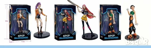 Луксозна лимитирана серия големи фигурки K-POP Rumi/Zoe/Mira Кей Поп фигурка
