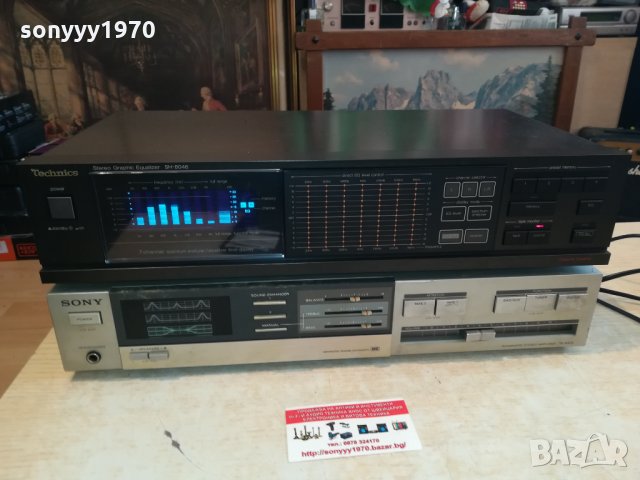 TECHNICS EQUALIZER & SONY AMPLIFIER-JAPAN 2501221954, снимка 2 - Ресийвъри, усилватели, смесителни пултове - 35560617