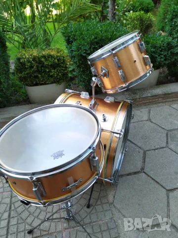 Барабани Maxwin Pearl 3 бр. Brushed Copper Vintage, снимка 7 - Ударни инструменти - 51230336