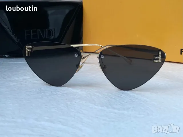 Fendi Дамски слънчеви очила тъиъгълни 3 цвята, снимка 16 - Слънчеви и диоптрични очила - 47766215