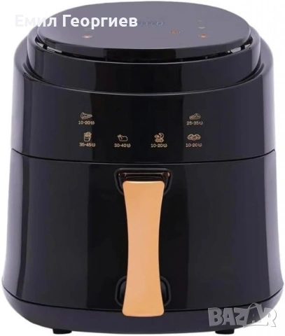 Дигитален въздушен фритюрник Cheffinger Led Air Fryer 1400W - 8L, снимка 6 - Фритюрници - 53220057