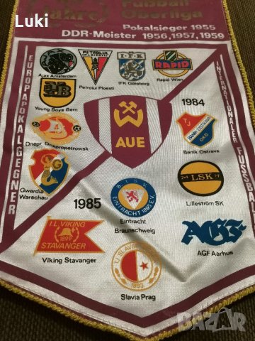 Уникално флагче на Визмут Ауе (Ерцгебирге Ауе ) , снимка 4 - Колекции - 34970188