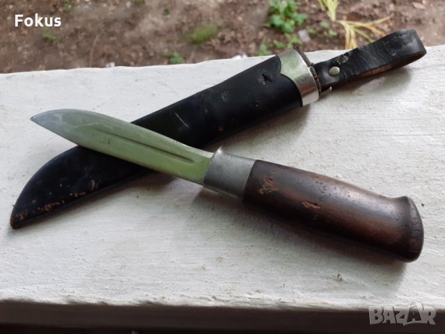 Уникална находка Норвежки ловен нож BRUSLETTO GEILO с кания, снимка 1 - Антикварни и старинни предмети - 34231137