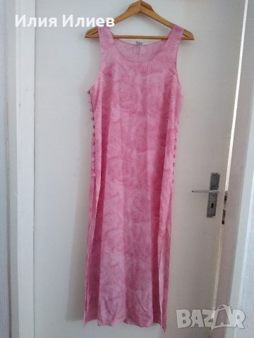 Ефектна рокля с цепки, размер XL, снимка 1 - Рокли - 38324338