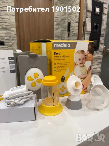 Електрическа помпа за кърма Medela Solo, снимка 4 - Помпи за кърма - 53307975