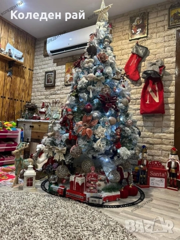 СНЕЖНИ ЕЛХИ Снежен сън с два вида клони – дебели и тънки, смесени за перфектен зимен ефект, снимка 3 - Декорация за дома - 52344606