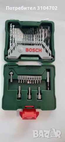 Bosch X-Line комплект от 33 части, свредла, битове, зенкер, 2607019325, снимка 3 - Куфари с инструменти - 34083585