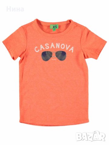 Тениска Funky XS в оранжев цвят 