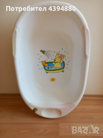 Вана за бебе в бял цвят , снимка 2 - За банята - 54181513