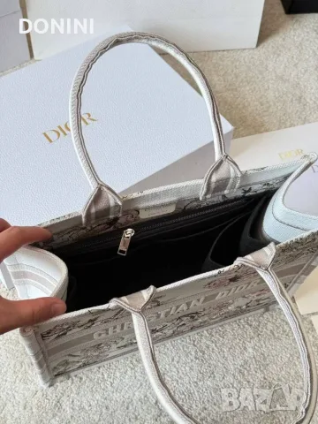 Christian Dior Дамска чанта, кожа, снимка 6 - Чанти - 56316183