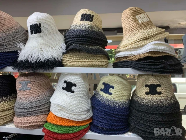 плажни шапки/ каперси miu miu celine loewe , снимка 7 - Шапки - 50970350