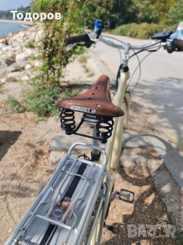 Оригинален швейцарски електрически велосипед с ретро дизайн и  канадско задвижване от Bionx, снимка 3 - Велосипеди - 42311287