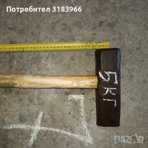 голям стар каменарски чук 5 килограма , снимка 7 - Железария - 56133835