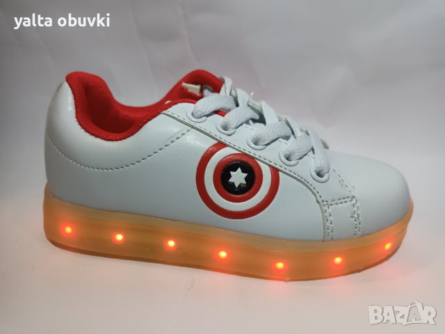 Детски светещи маратонки LB-701 с USB зарядно, снимка 3 - Детски маратонки - 44444939