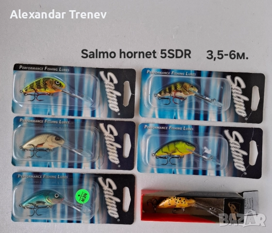 Воблери Salmo hornet-от старите, снимка 2 - Такъми - 51554148