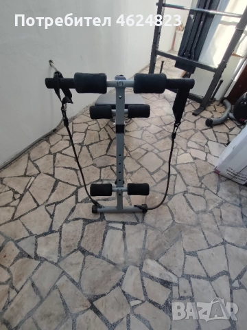 Лежанка за коремни преси + ластици + 2 гири, снимка 5 - Фитнес уреди - 52159313